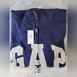 GAP Full Zip Hoodie NAVY BLUE 2XLT (Tall) NWT!!